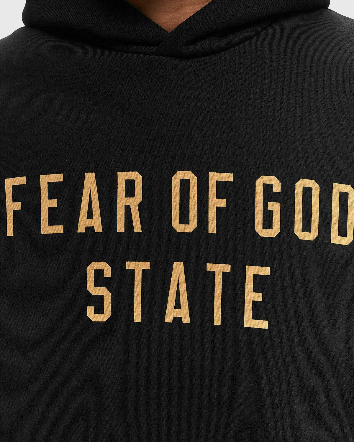 Fear Of God Essentials Fleece Hoodie Black Hoodies