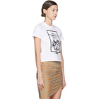 Maisie Wilen SSENSE Exclusive White Mona Lisa T-Shirt