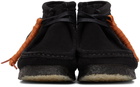 Clarks Originals Black Wallabee Boots