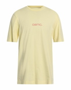 Oamc Mens T-shirt Pastel in Yellow