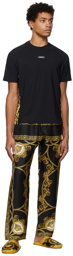 Versace Underwear Black Barocco Running T-Shirt