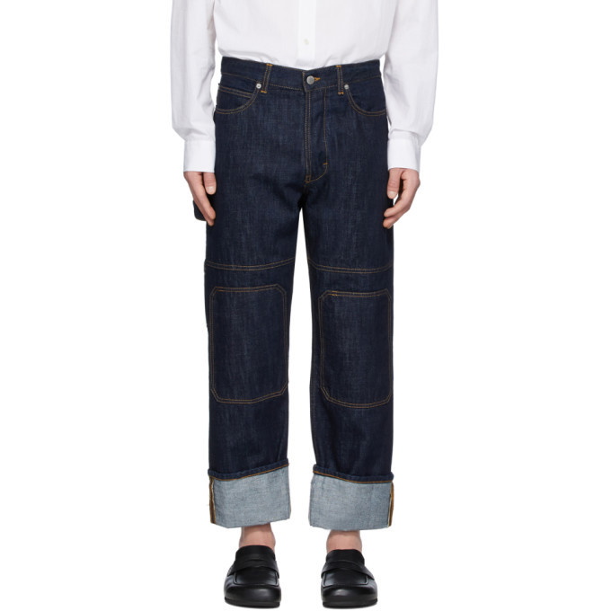 Photo: JW Anderson Indigo Patched Jeans