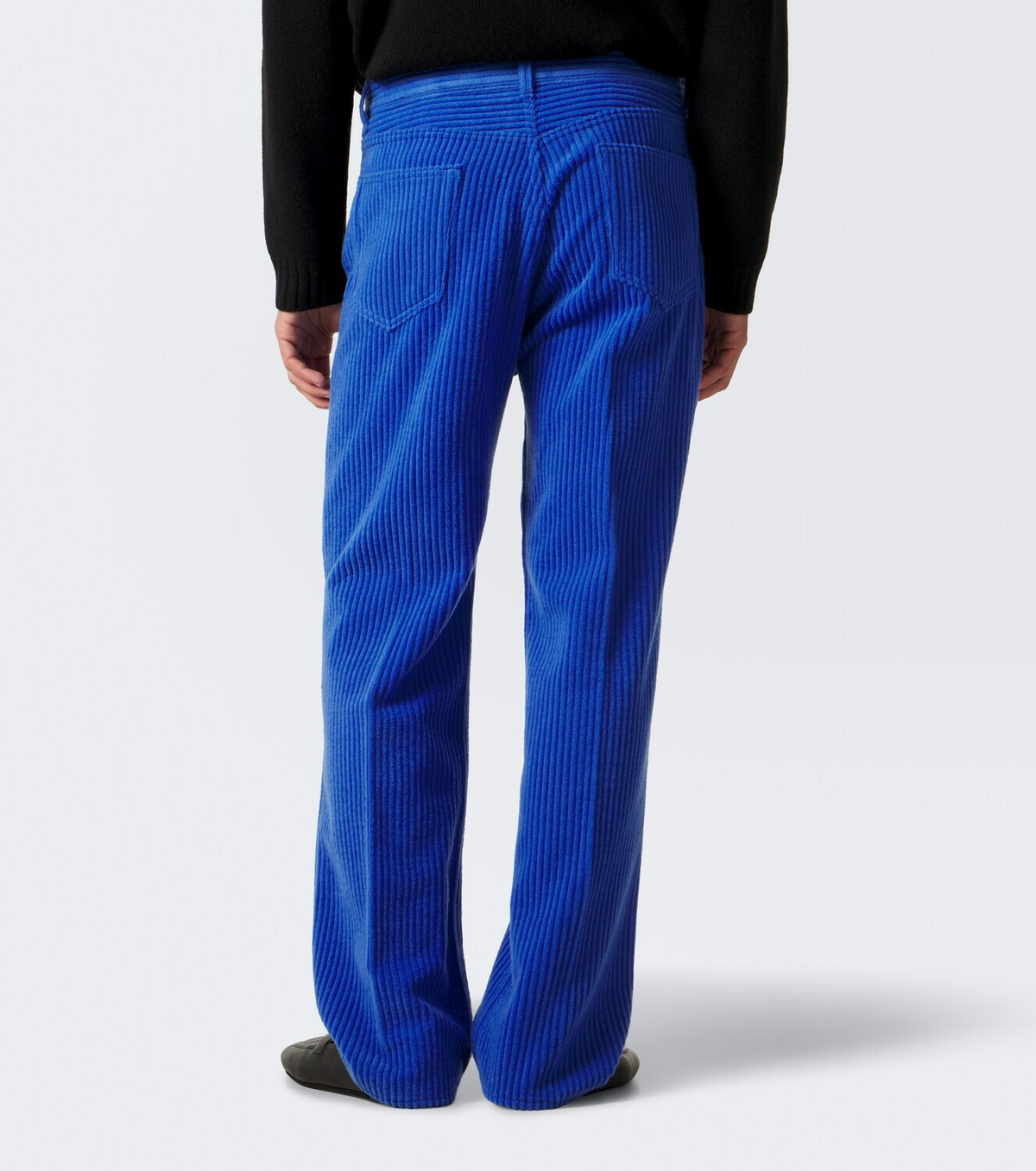 Auralee Wool and cashmere corduroy straight pants