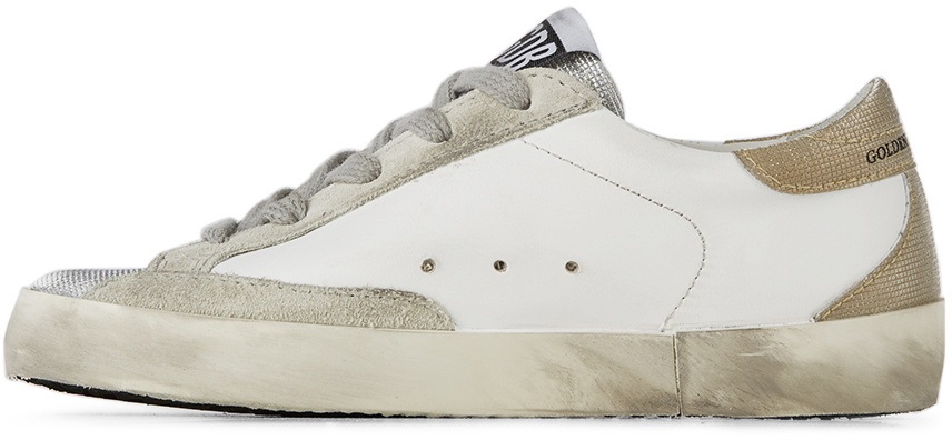 Golden Goose Kids White Super-Star Classic Spur Sneakers