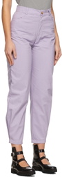 Kika Vargas Purple Ella Trousers