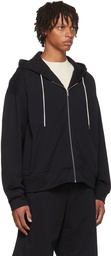 Jil Sander Black Cotton Hoodie