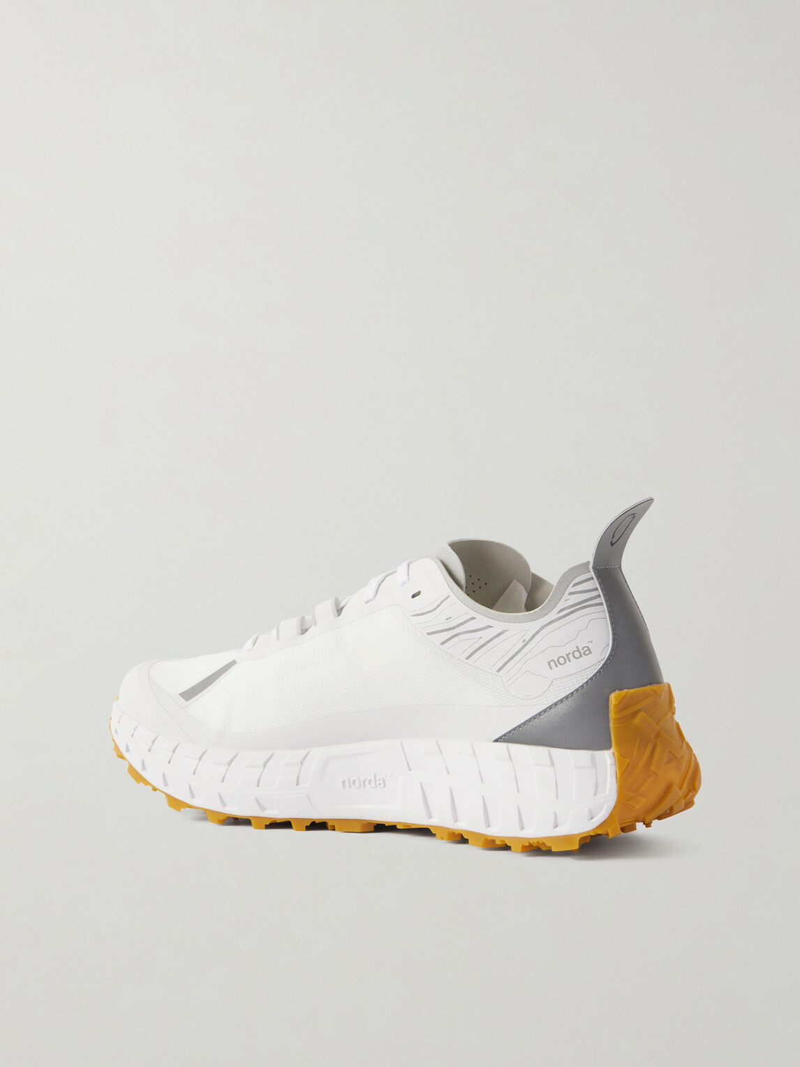 norda - 001A Rubber-Trimmed Dyneema® Running Sneakers - White