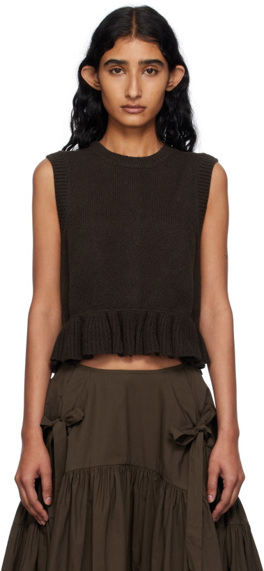 Photo: Cecilie Bahnsen Brown Bill Vest