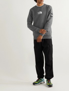 The North Face - Logo-Print Cotton-Blend Jersey Sweatshirt - Gray