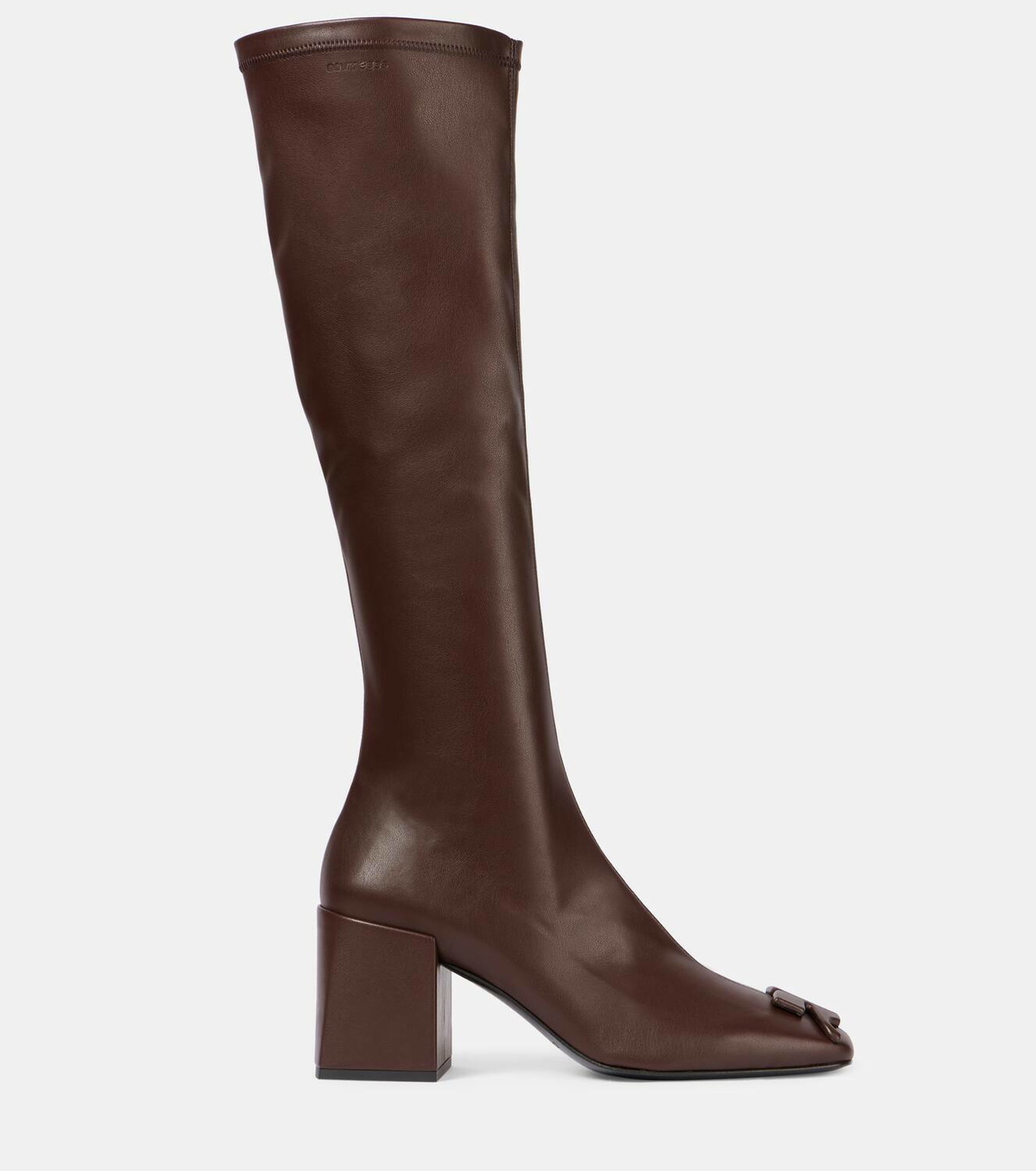 Courrèges Reedition faux leather knee-high boots