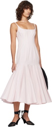 JACQUEMUS Pink 'The Agave' Midi Dress