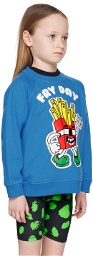 Stella McCartney Kids Blue 'Fry Day' Sweatshirt