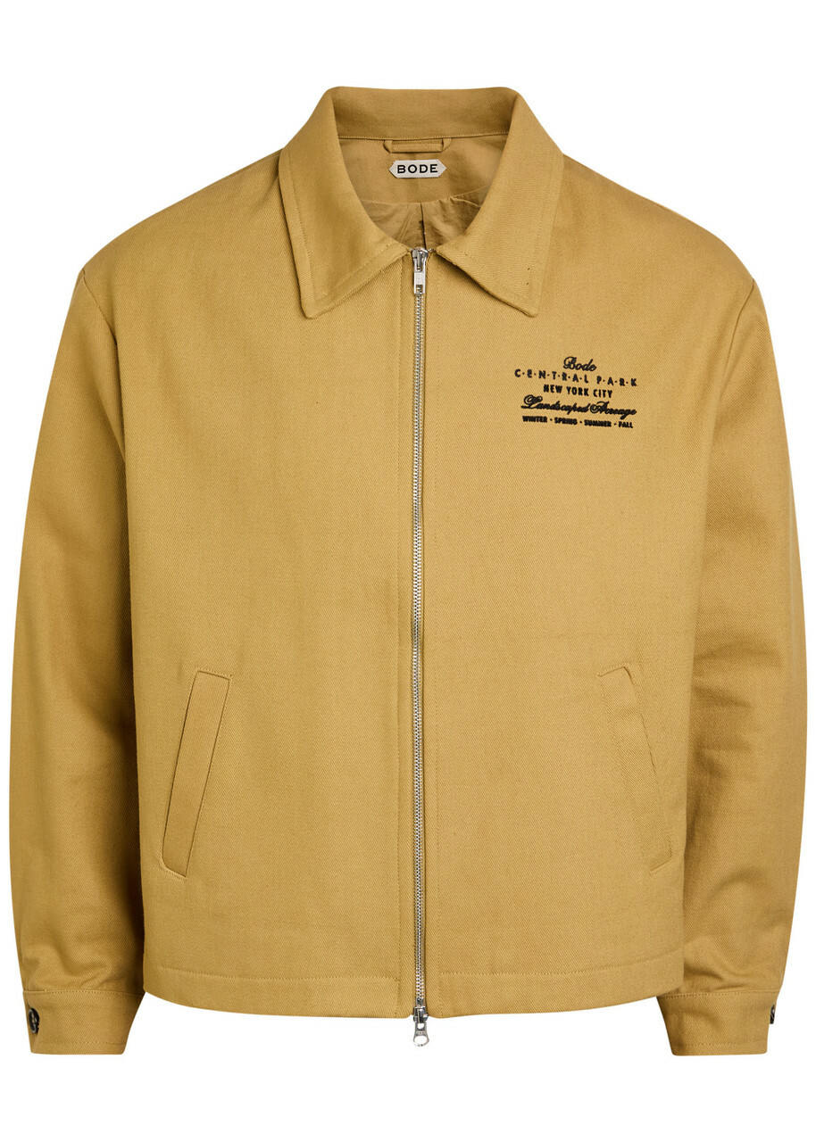 Bode Black Rickrack Suede Jacket Bode