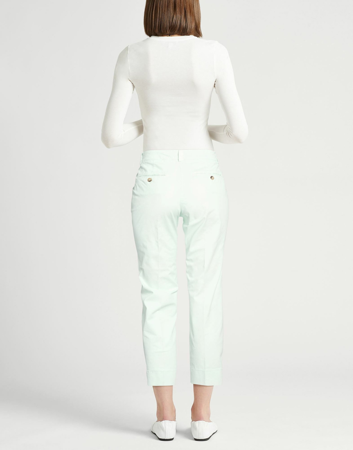 Peserico Icon 4718 Womens Pants Light in Green