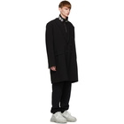 Balenciaga Black Washed Double-Breasted Coat