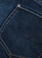 7 For All Mankind Slimmy Tapered-leg Jeans Dark Blue