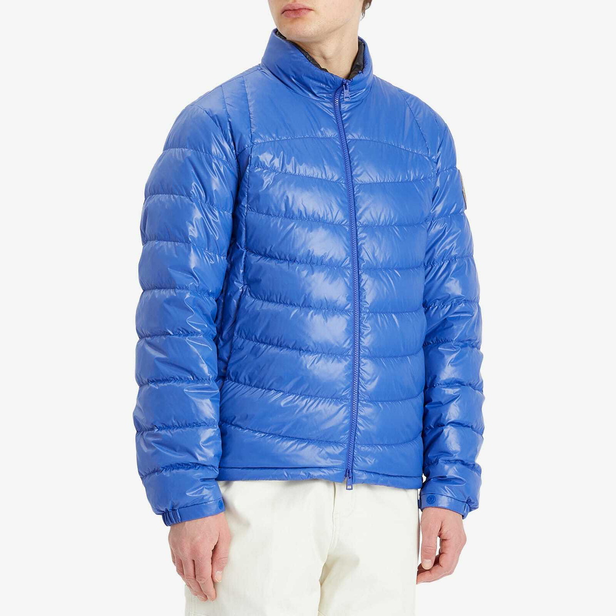 MONCLER Down Jacket Nylon Blue Solid 142-091-41993-49