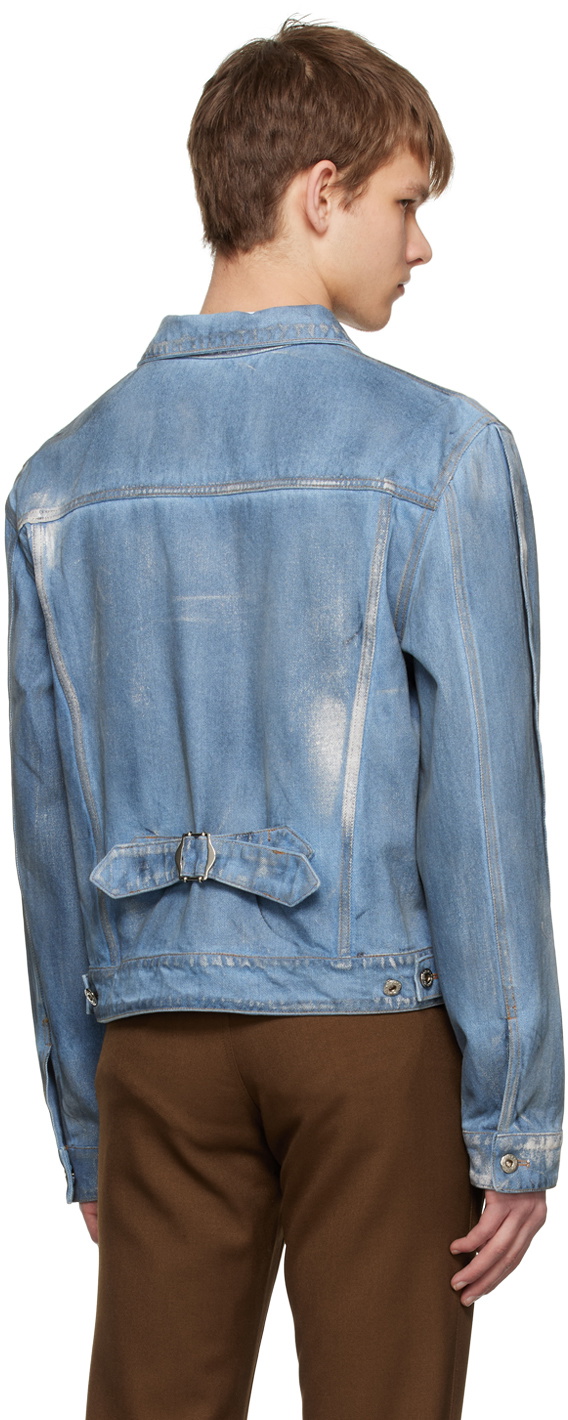 Juntae Kim SSENSE Exclusive Blue Denim Jacket