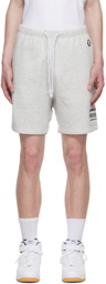 AAPE by A Bathing Ape Grey Cotton Shorts