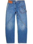 JW Anderson - Twisted Workwear Wide-Leg Jeans - Blue