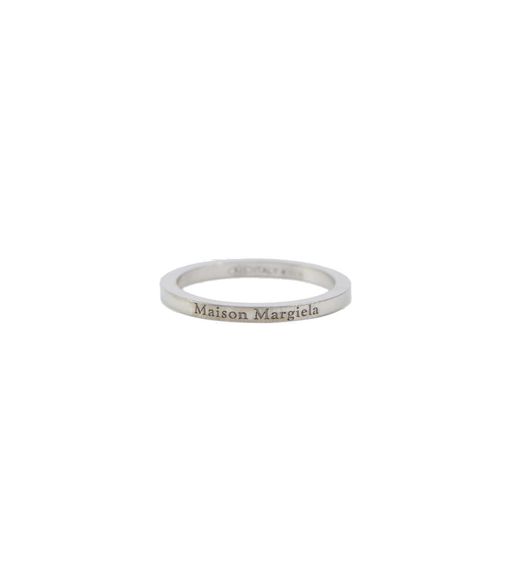 Photo: Maison Margiela - Logo silver ring