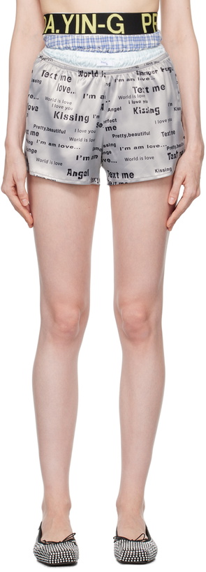 Photo: Praying Gray Underwear Shorts