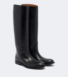 Acne Studios Leather knee-high boots