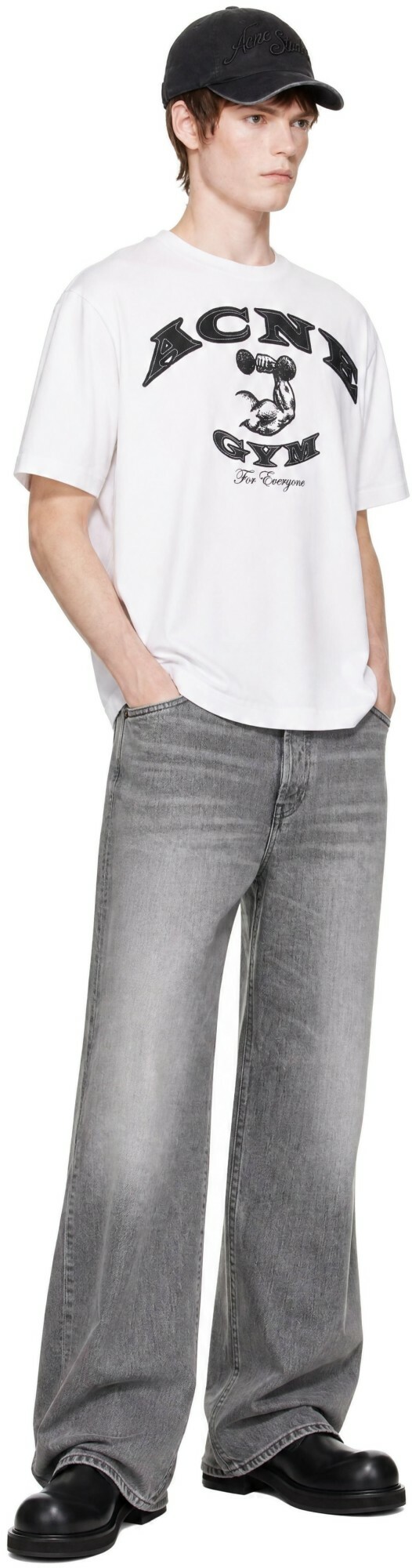 Acne Studios White Patch T-shirt
