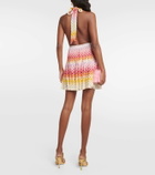 Missoni Mare Knitted halterneck minidress