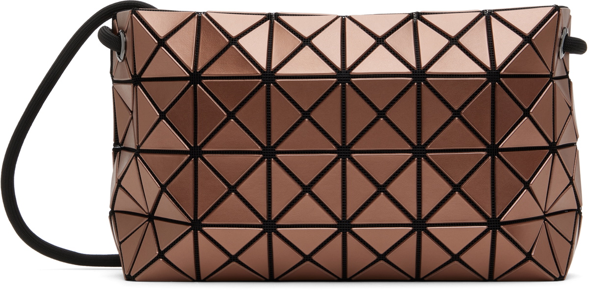 BAO BAO ISSEY MIYAKE Brown Loop Metallic Shoulder Bag Bao Bao