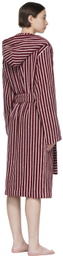 Tekla Red Organic Cotton Robe