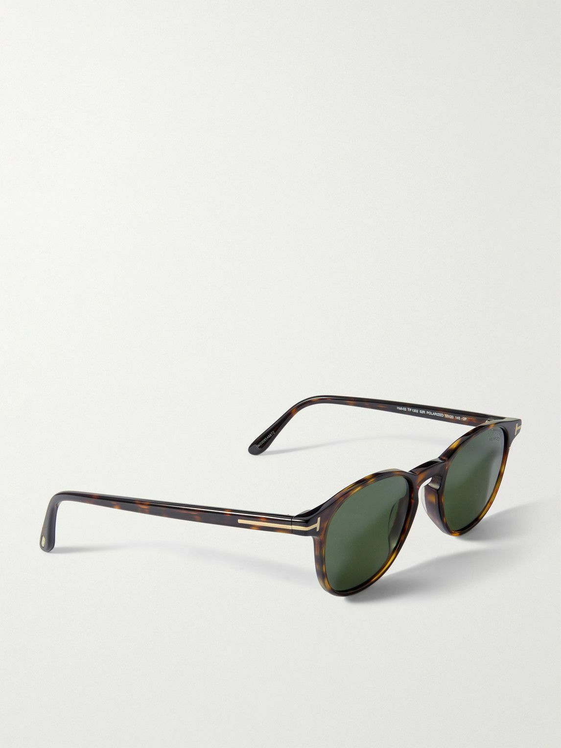 TOM FORD - Holt Round-Frame Tortoiseshell Acetate Sunglasses
