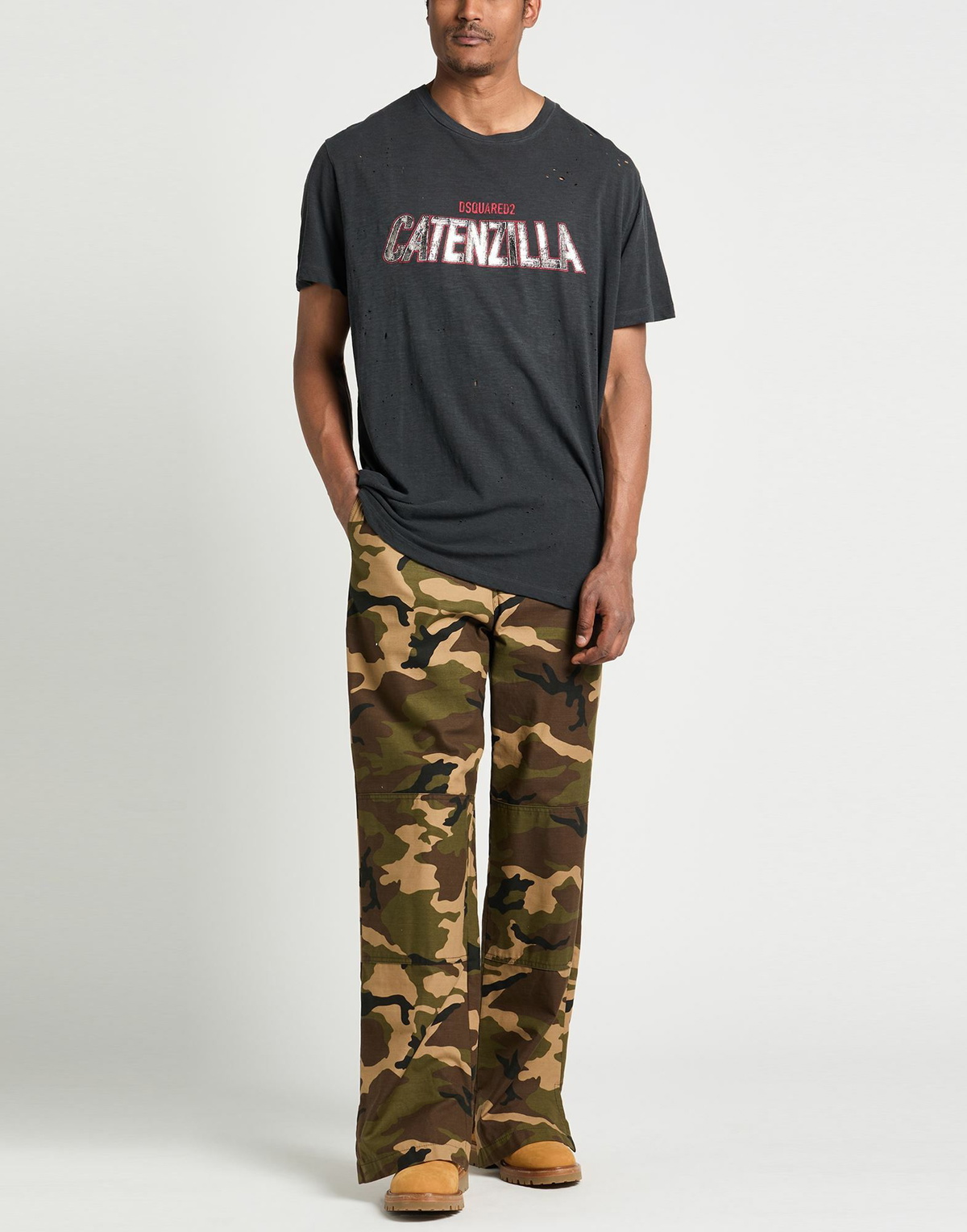 Dsquared2 Mens T-shirt in Grey