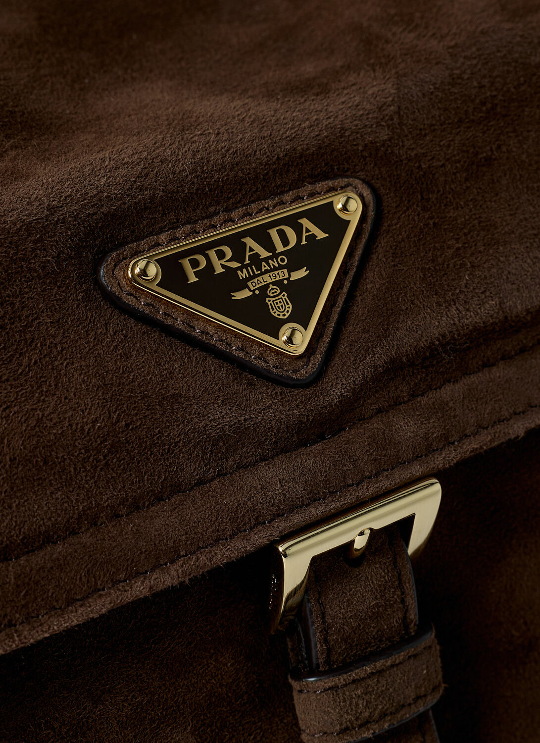 Prada Suede Explore Crossbody Bag
