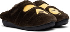 BAPE Brown SUBU Edition Ape Head Puffer Slippers