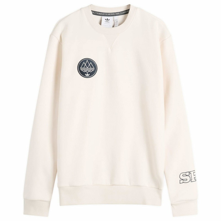 Photo: Adidas Men's SPZL Sweatshirt in Chalk White