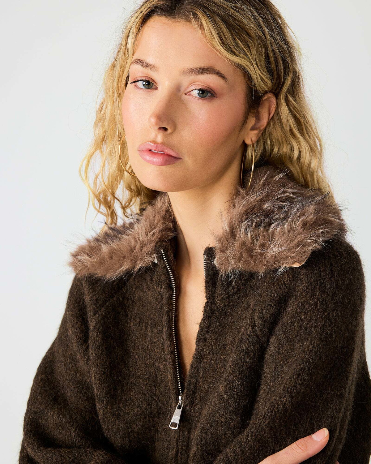 Steve Madden Odessa Sweater in Espresso