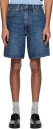 Levi's Blue 468 Stay Loose Denim Shorts