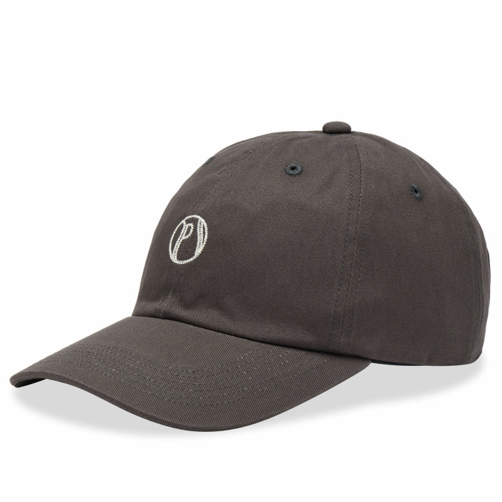 Photo: Palmes Men's Ball 6-Panel Cap in Charcoal 