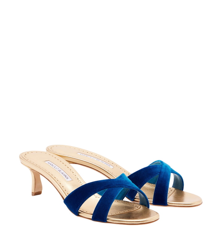 Photo: Manolo Blahnik Callydramu velvet mules