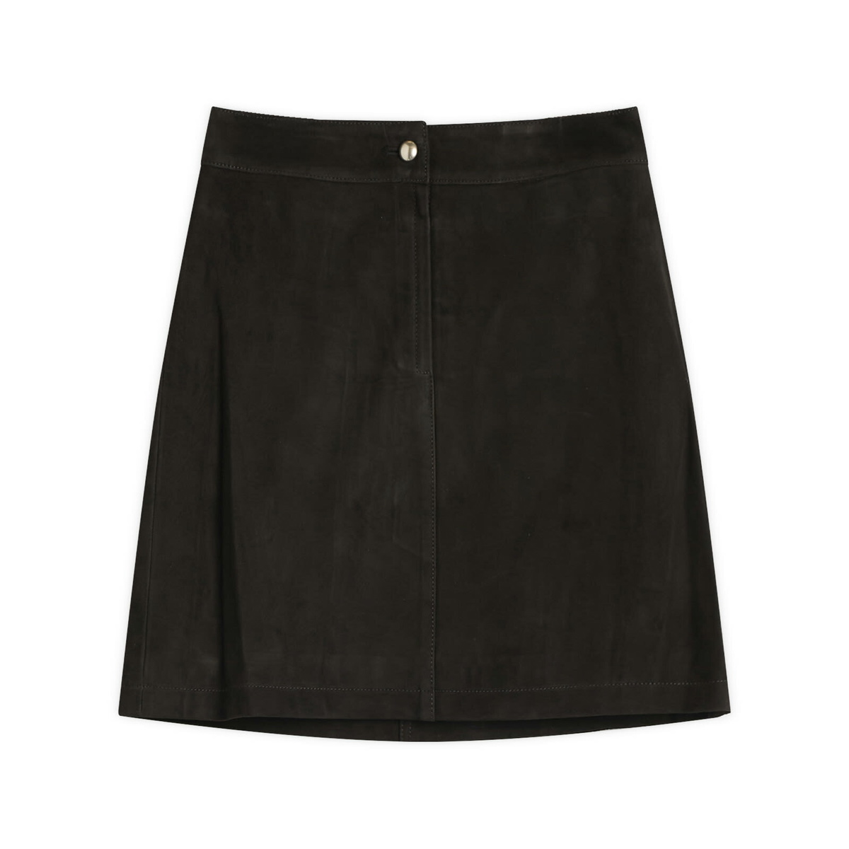 Nothing Written Women's Rona Suede Skirt in Dark Brown