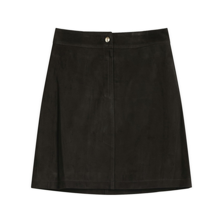 Photo: Nothing Written Women's Rona Suede Skirt in Dark Brown