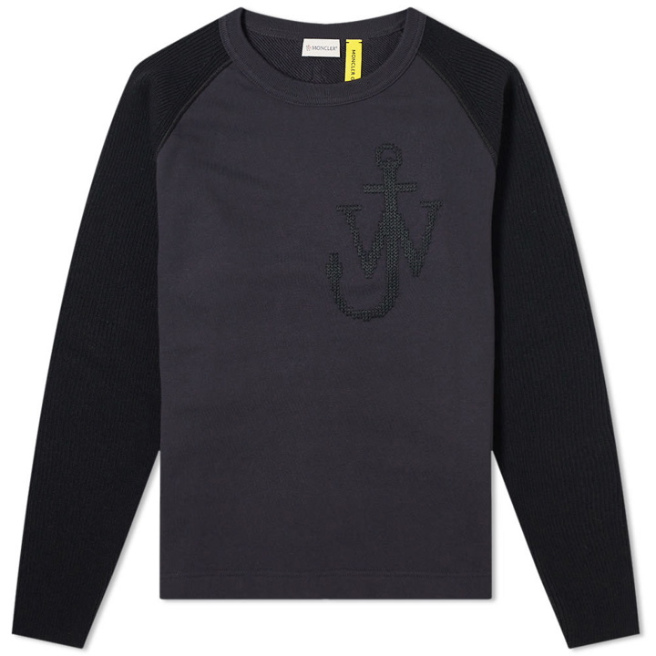 Photo: Moncler Genius - 1 JW Anderson Logo Knitted Sleeve Sweat