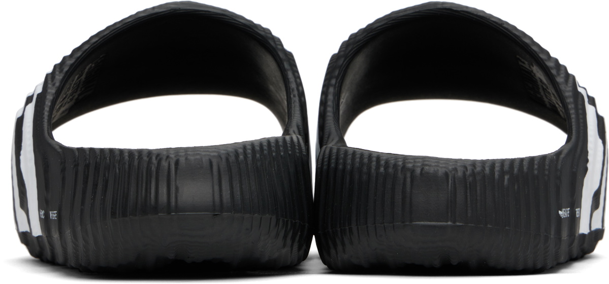 adidas Originals Black Adilette 22 Pool Slides