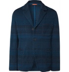 Missoni - Crochet-Knit Cotton and Wool-Blend Blazer - Blue