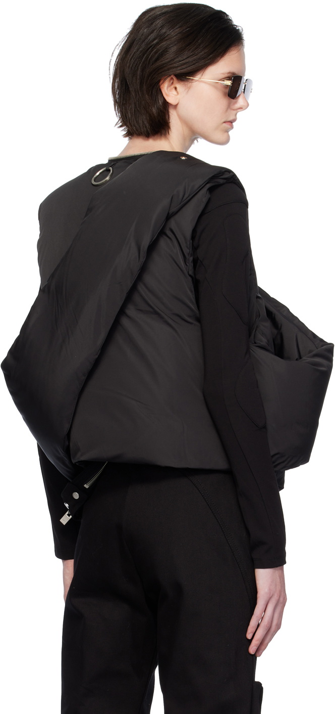 HELIOT EMIL Black Hollowing Down Vest