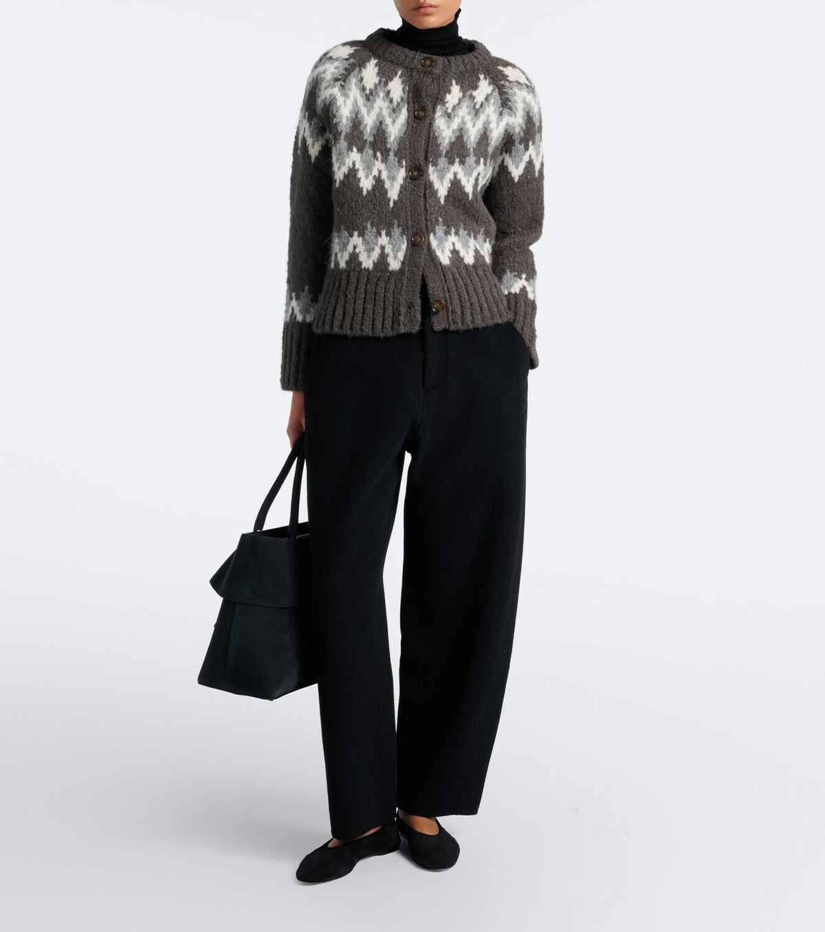 Veronica Beard Christina Fair Isle cardigan