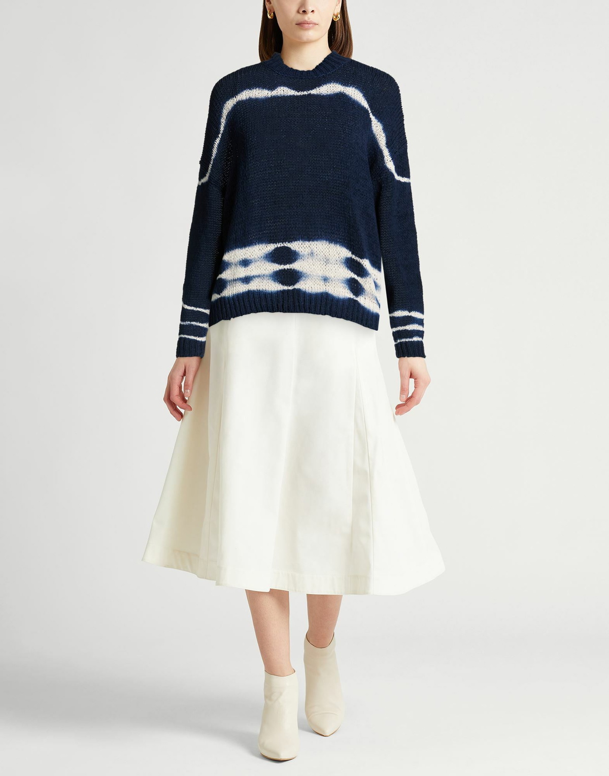 Roberto Collina Womens Sweater Midnight in Blue