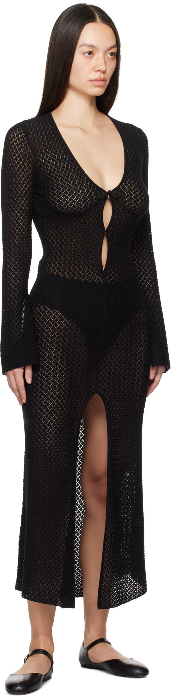 The Garment Black V-Neck Maxi Dress
