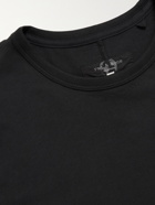 Rag & Bone - Principle Logo-Embroidered Organic Cotton-Jersey T-Shirt - Black